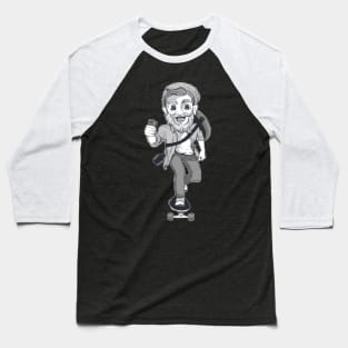 Hipster Skater Baseball T-Shirt